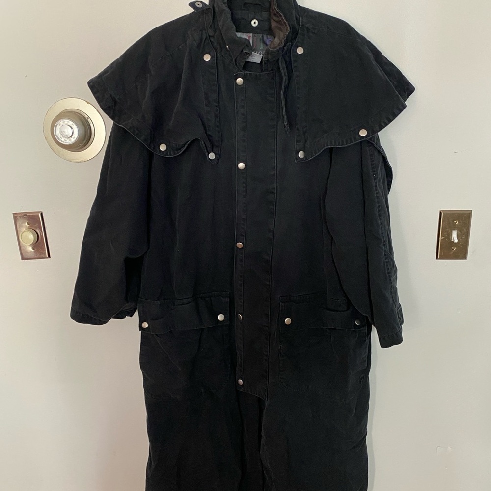 Vintage Black Duster